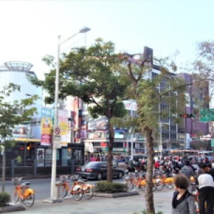 Crossroads in West Gate Town, Taipei