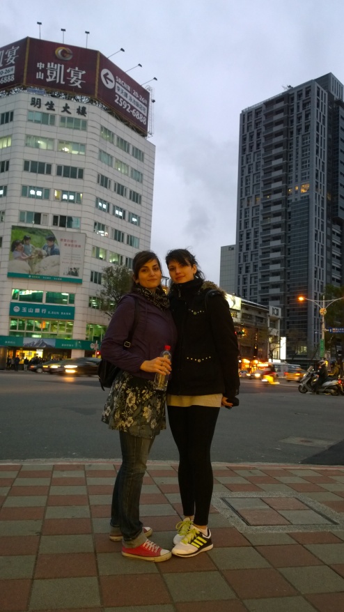 Eleni & Artemis, on crossroads near Little Tokyo